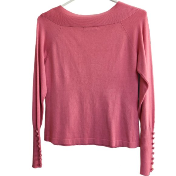 Bogari rayon blend pullover sweater top, size medium - Picture 2 of 7